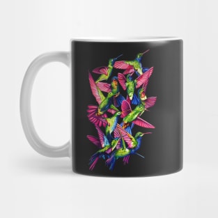 Hummingbird Dance in Sharpie Mug